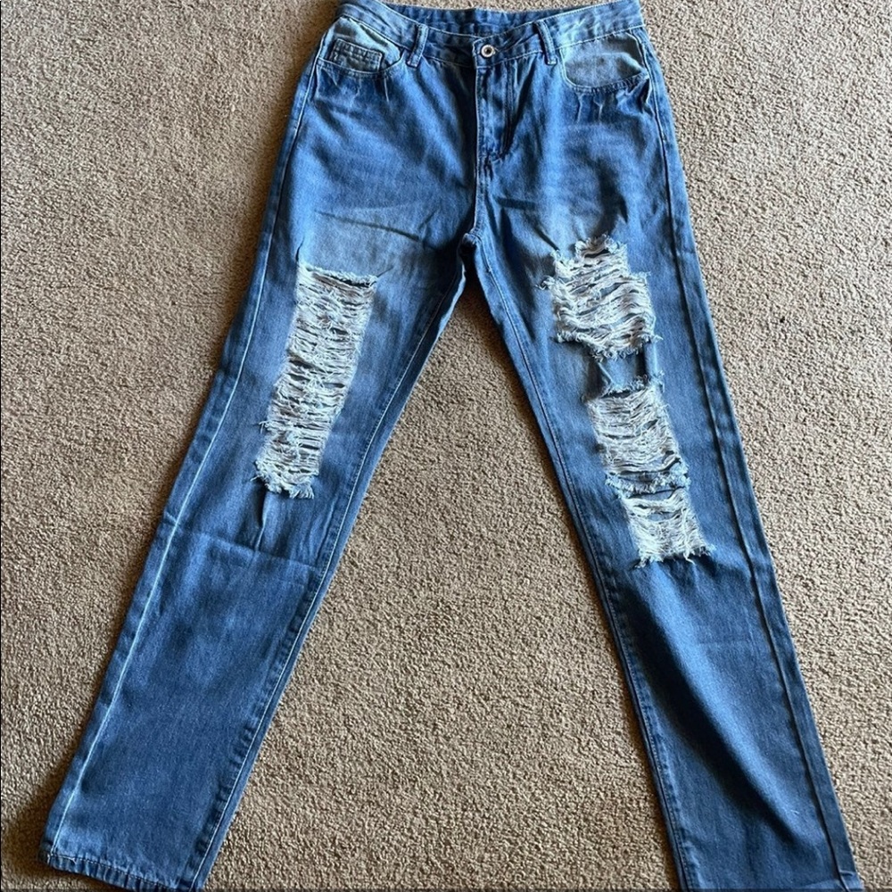 Midiross distressed jeans